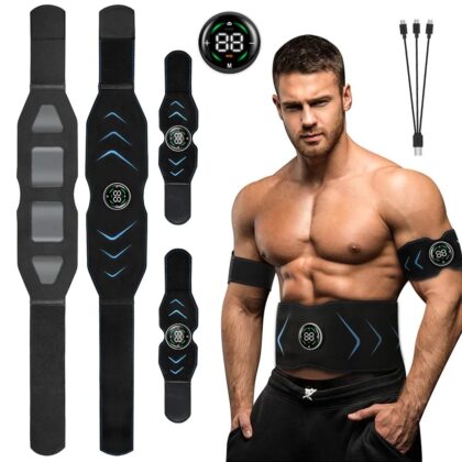 Muscle Stimulator, Abs Trainer Muscle Stimulator Abs Electric Abdominal Shaping Belt,